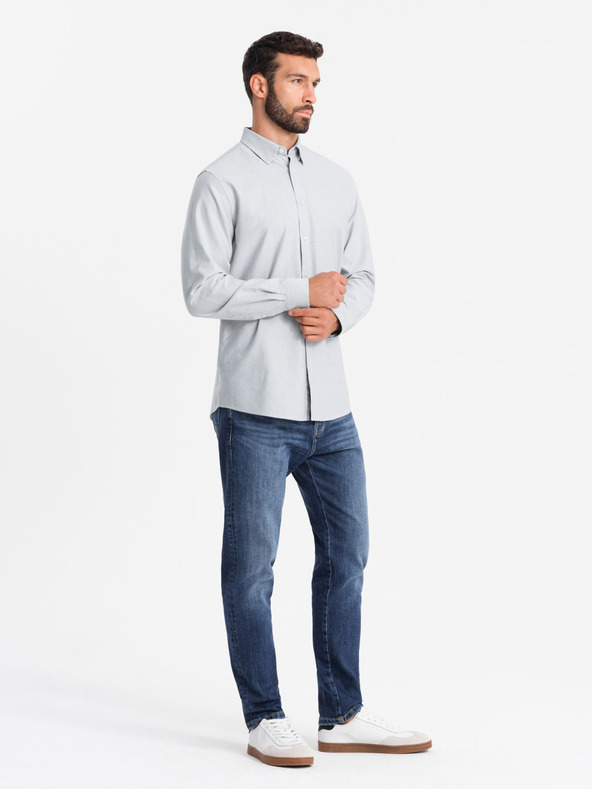 Ombre Clothing Herren-Oxford-Hemd Ombre Clothing V1 OM-SHOS-0172