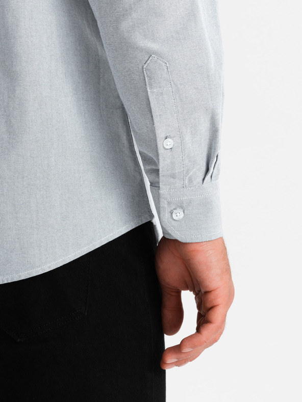 Ombre Clothing Herren-Oxford-Hemd Ombre Clothing V2 OM-SHOS-0172