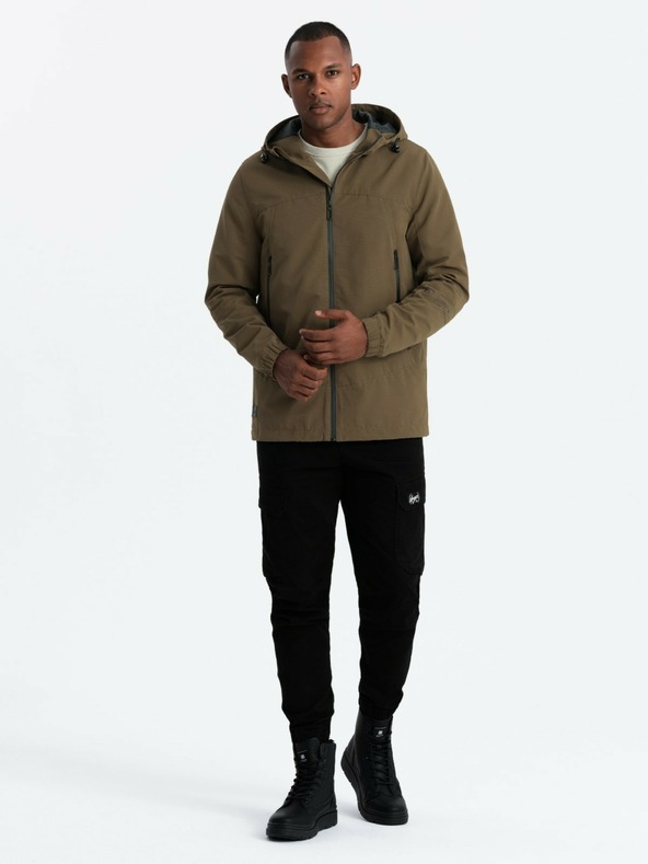 Ombre Clothing Herren-Kapuzenjacke Ombre Clothing V2 OM-JANP-0191