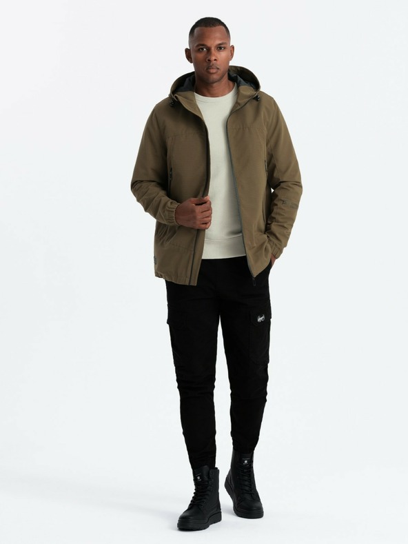 Ombre Clothing Herren-Kapuzenjacke Ombre Clothing V2 OM-JANP-0191