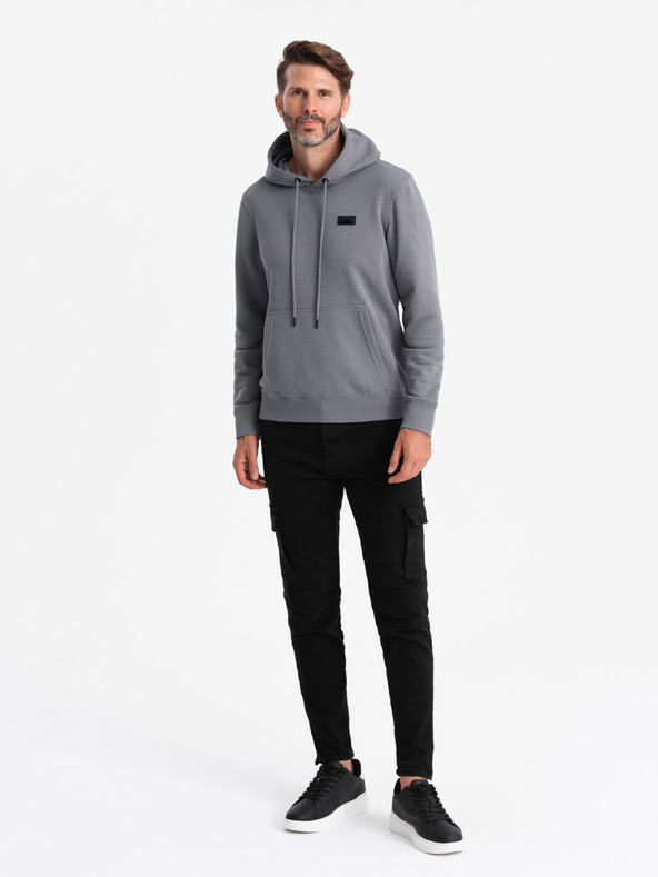 Ombre Clothing Herren-Känguru-Sweatshirt Ombre Clothing V1 OM-SSNZ-0141
