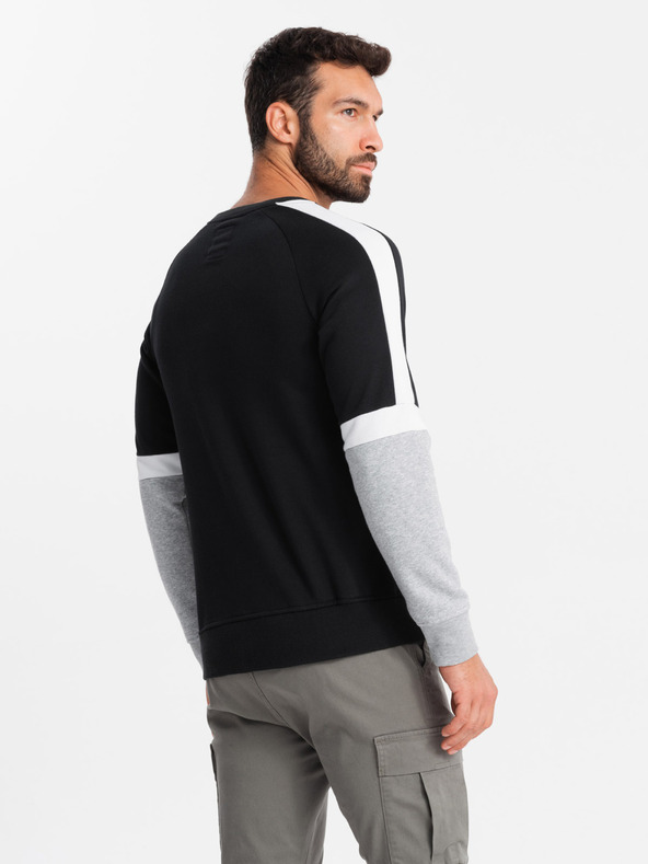 Ombre Clothing Herren Sweatshirt Ombre Clothing