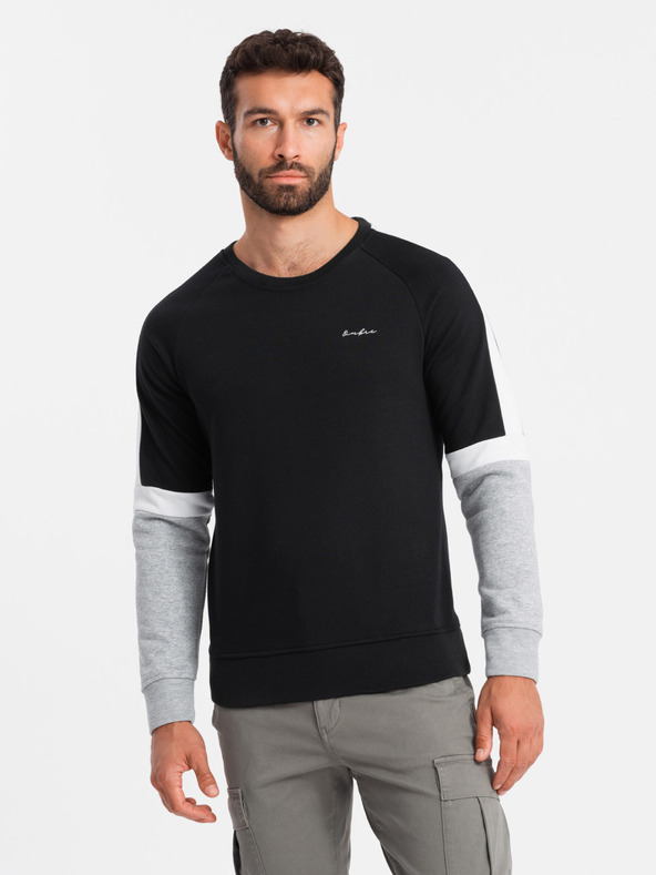 Ombre Clothing Herren Sweatshirt Ombre Clothing