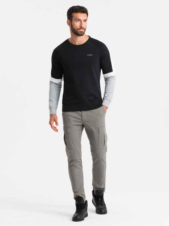 Ombre Clothing Herren Sweatshirt Ombre Clothing