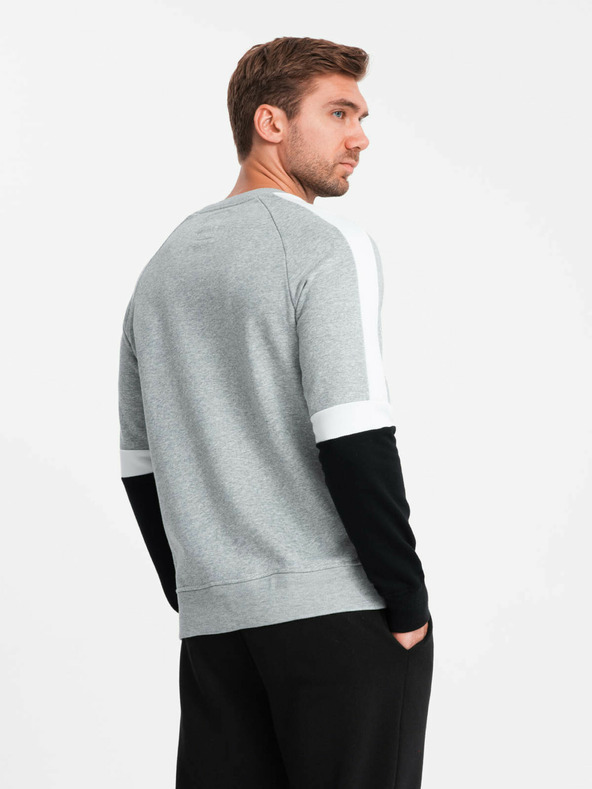 Ombre Clothing Herren Sweatshirt Ombre Clothing