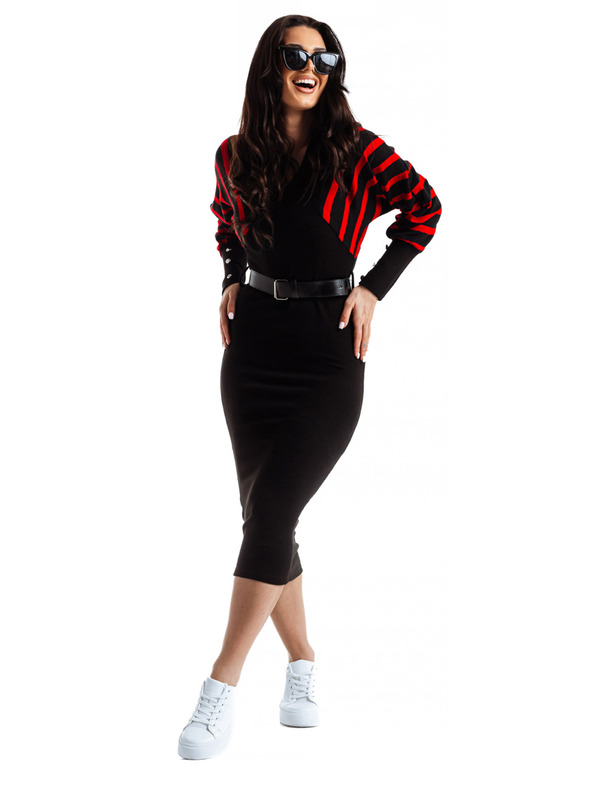 Edoti Damen Midikleid EDOTI