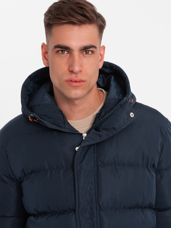 Ombre Clothing Ombre Clothing sportliche warme Herrenjacke mit doppelter Kapuze