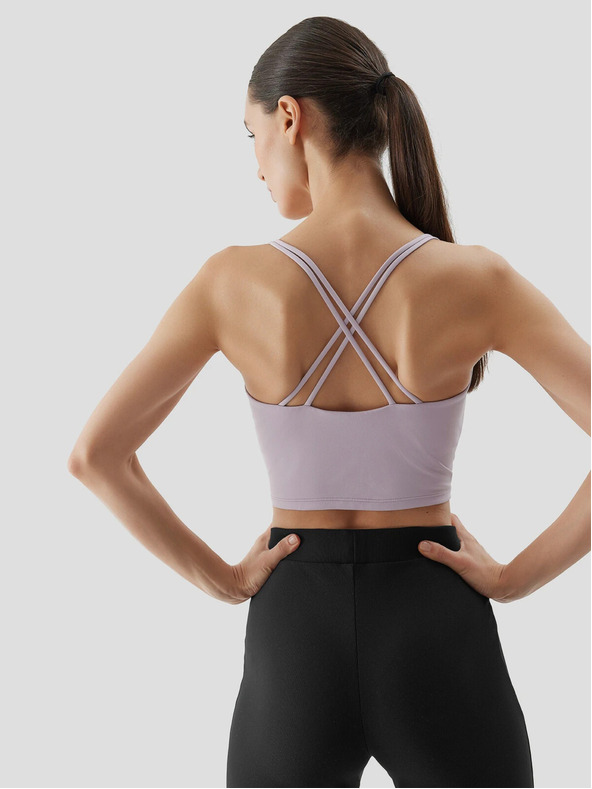 4F Recycling-Yoga-Crop-Top für Frauen 4F