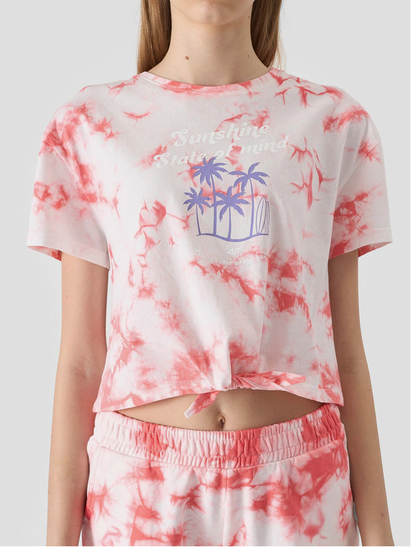 4F Bedrucktes T-Shirt für Mädchen 4F
