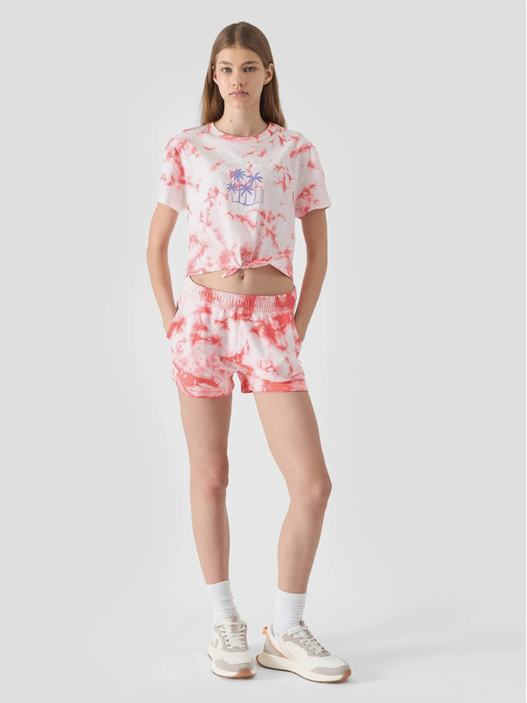 4F Bedrucktes T-Shirt für Mädchen 4F