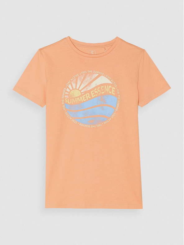 4F Jungen-T-Shirt mit 4F-Aufdruck