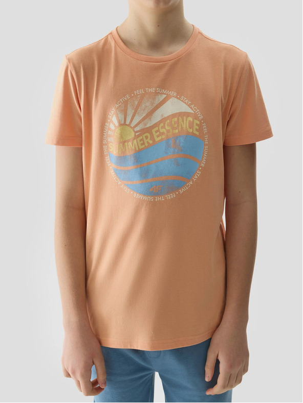 4F Jungen-T-Shirt mit 4F-Aufdruck
