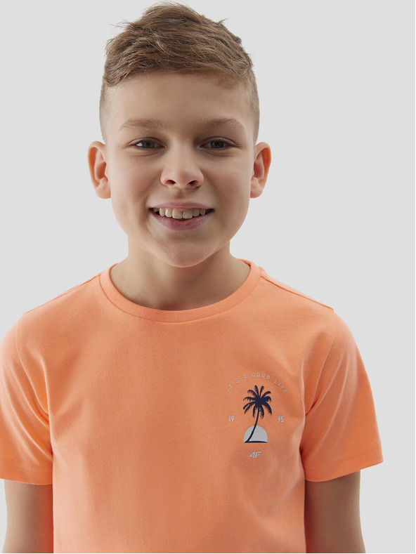 4F Jungen-T-Shirt mit 4F-Aufdruck