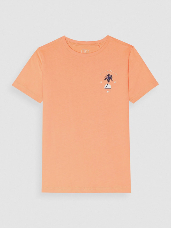 4F Jungen-T-Shirt mit 4F-Aufdruck