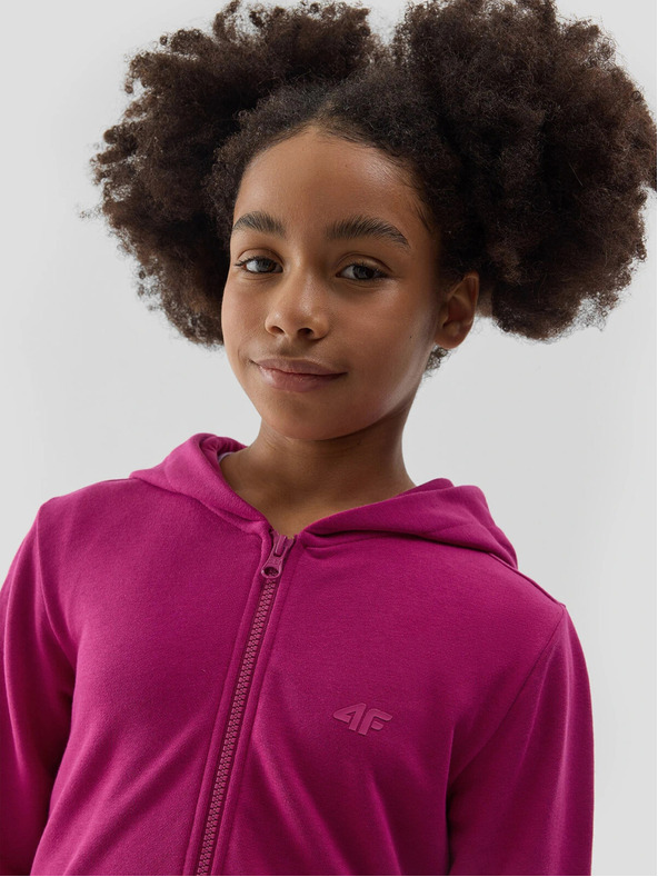 4F Mädchen-Kapuzen-Sweatjacke 4F