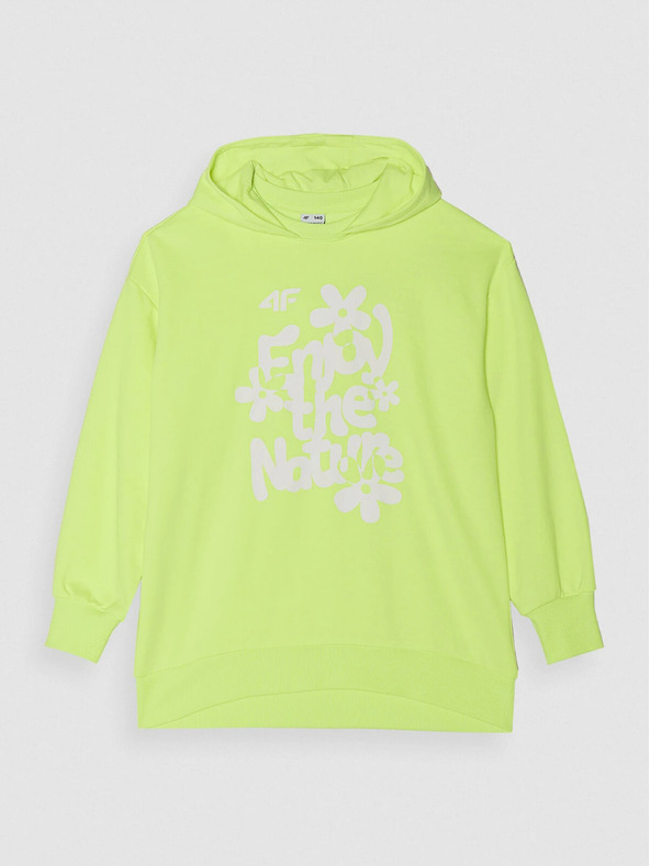 4F 4F Mädchen-Kapuzen-Sweatshirt mit Kapuze