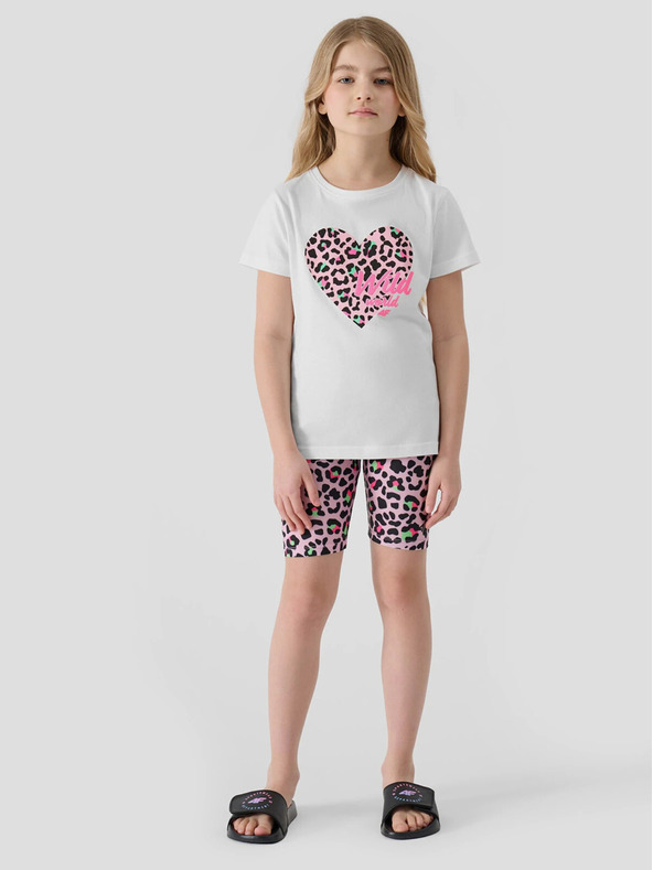 4F Bedrucktes T-Shirt für Mädchen 4F