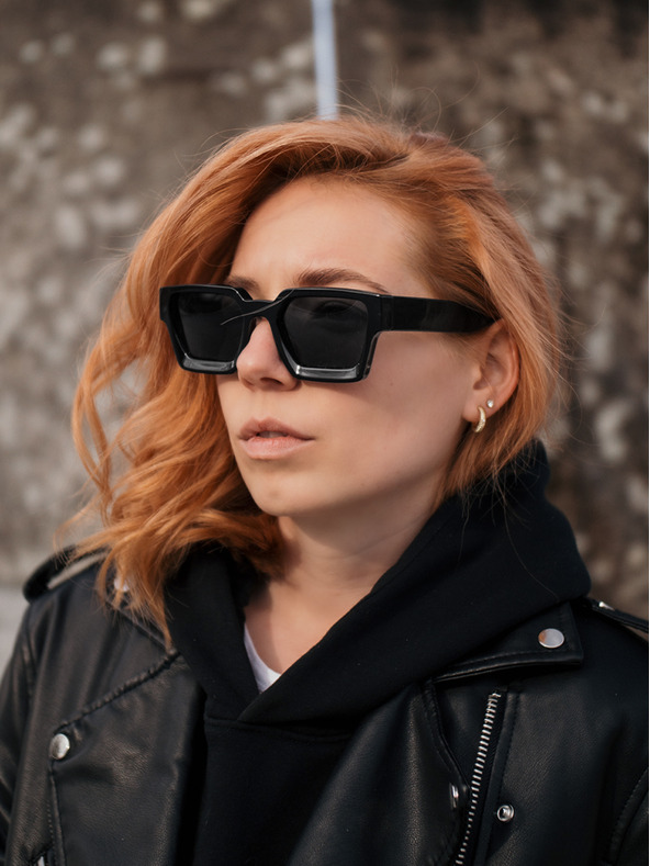 VEYREY VeyRey Polarisierte Sonnenbrille Square Gargoyle