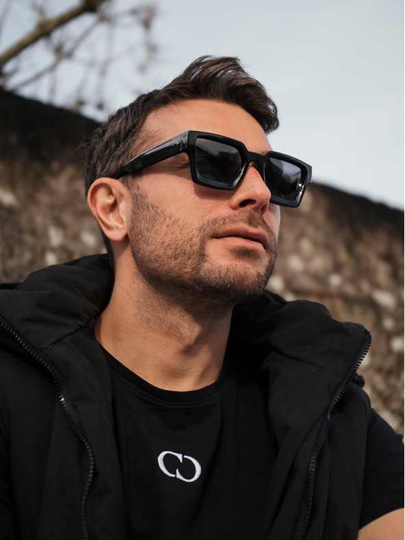 VEYREY VeyRey Polarisierte Sonnenbrille Square Gargoyle