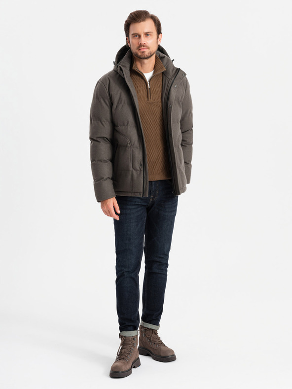 Ombre Clothing Herren Kapuzenjacke Ombre Kleidung