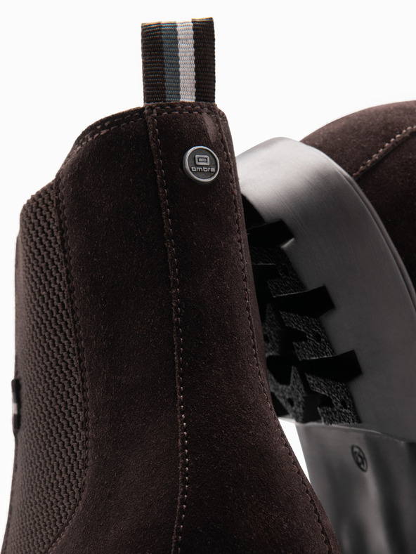 Ombre Clothing Herren Wildleder High Heel Schuhe Ombre Kleidung