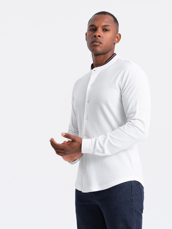 Ombre Clothing Herren Slim Shirt Ombre Kleidung