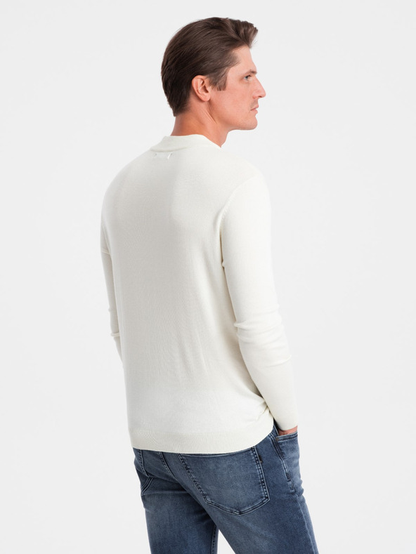 Ombre Clothing Herren Strick-Rollkragenpullover mit Viskose Ombre Kleidung