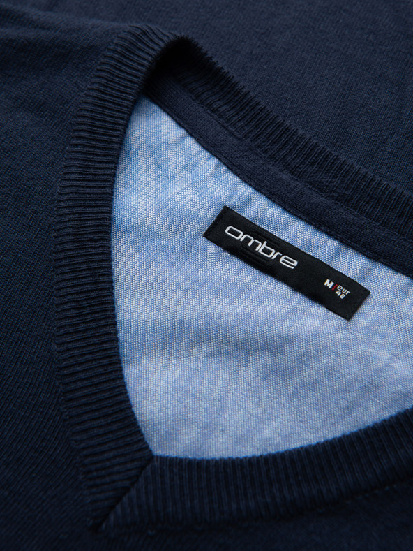 Ombre Clothing Elegantes Herren BASIC V-Ausschnitt Pullover Ombre Kleidung