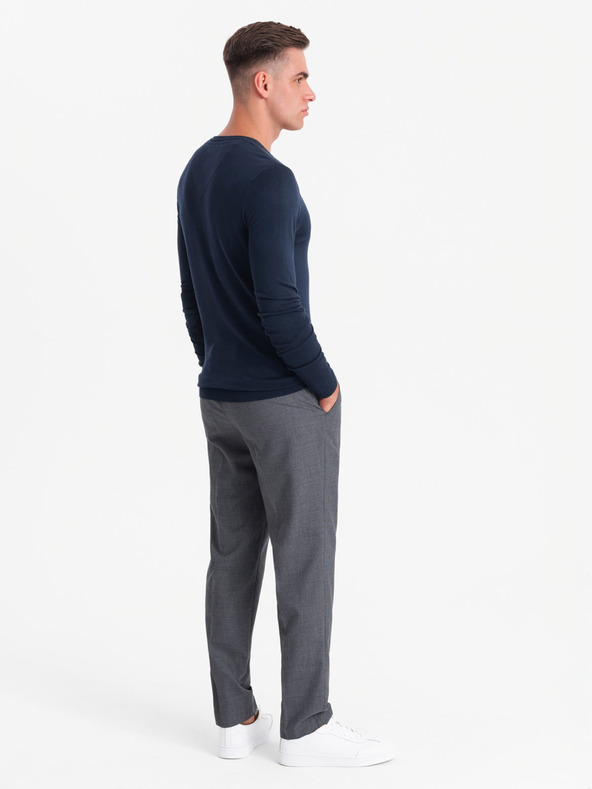 Ombre Clothing Elegantes Herren BASIC V-Ausschnitt Pullover Ombre Kleidung