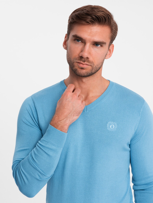 Ombre Clothing Elegantes Herren BASIC V-Ausschnitt Pullover Ombre Kleidung