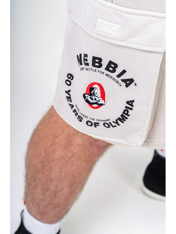 Nebbia Gewaschene Cargoshorts LEGACY 787 M,hellgrau