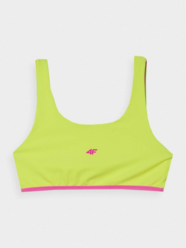 4F Zweiteiliger Badeanzug für Mädchen 4F - grün/rosa