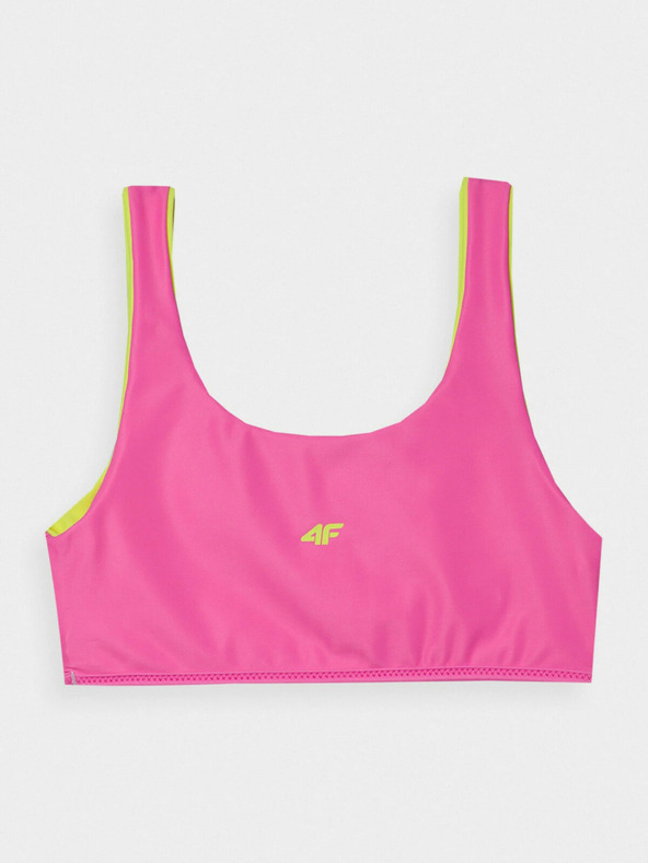 4F Zweiteiliger Badeanzug für Mädchen 4F - grün/rosa