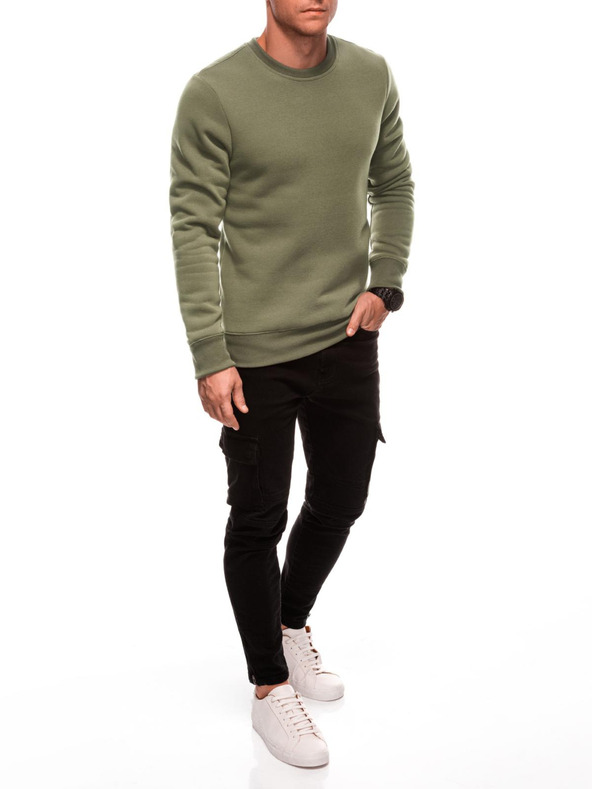 Edoti Herren-Uniform-Sweatshirt BASIC Rundhalsausschnitt Edoti