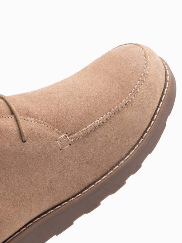 Ombre Clothing Herrenstiefel aus Wildleder mit dicker Sohle beige Ombre Clothing