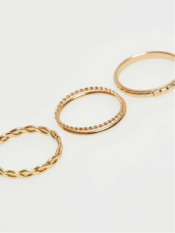 Moodo Set aus eleganten Ringen Moodo