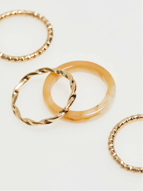 Moodo Set aus eleganten Ringen Moodo