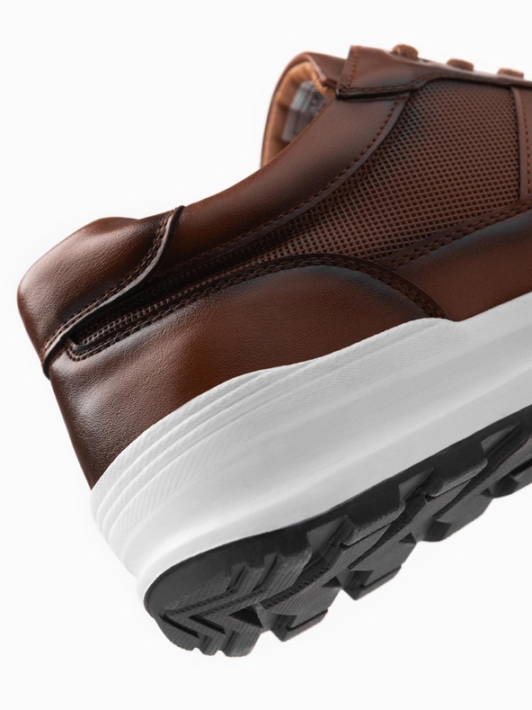 Ombre Clothing Herren Canvas-Sneakers braun Ombre Clothing