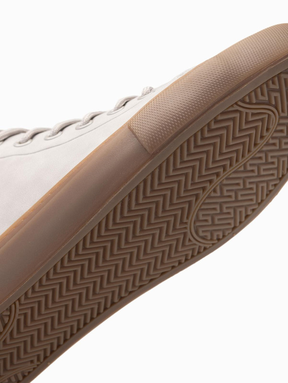 Ombre Clothing Hohe Herren-Sneaker mit Gummispitze grau Ombre Clothing