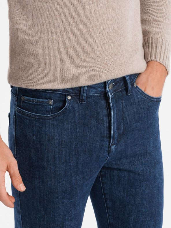 Ombre Clothing Herren Classic Washed Jeans REGULAR FIT Blau Ombre Kleidung