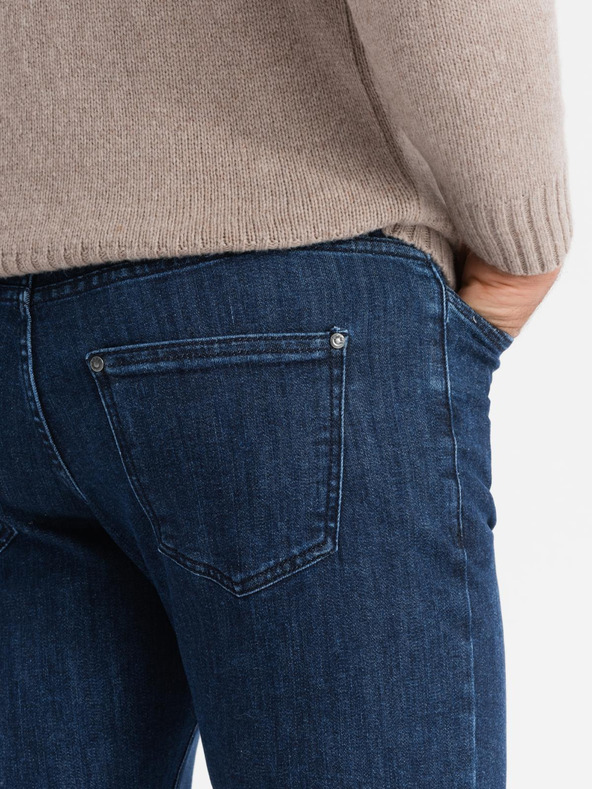 Ombre Clothing Herren Classic Washed Jeans REGULAR FIT Blau Ombre Kleidung