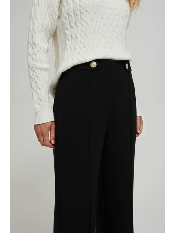 Moodo Schwarze Damenhosen Moodo
