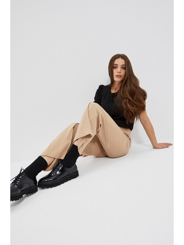 Moodo Moodo Beige Damenhosen