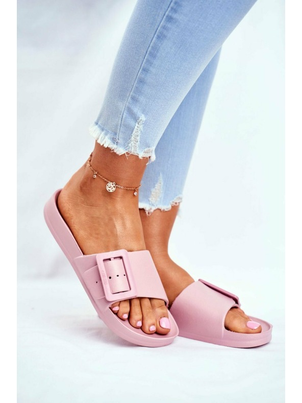 BIG STAR SHOES Elegante Damen Big Star Pantoffeln - rosa