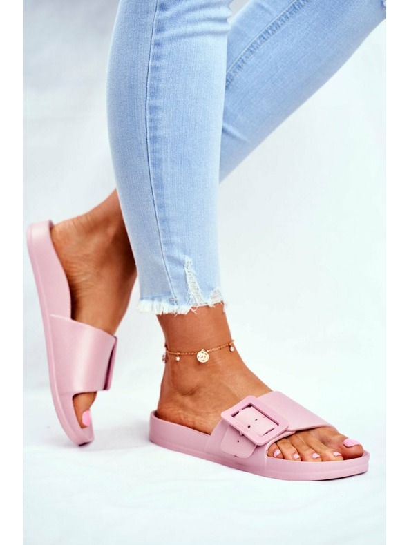 BIG STAR SHOES Elegante Damen Big Star Pantoffeln - rosa
