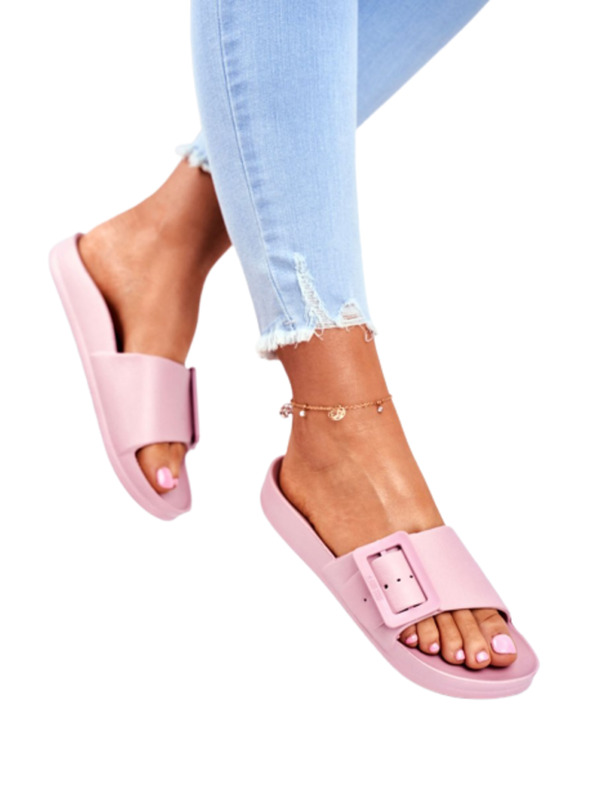 BIG STAR SHOES Elegante Damen Big Star Pantoffeln - rosa