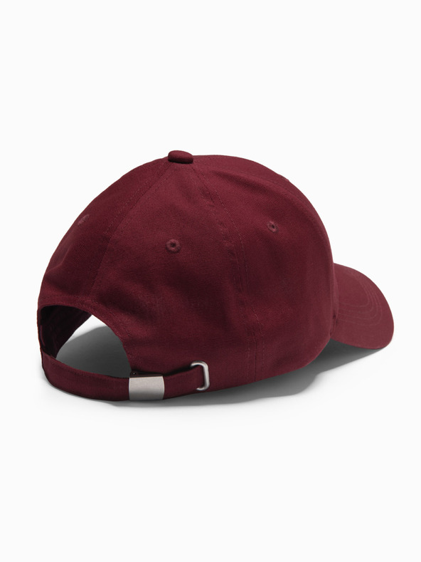 Ombre Clothing Herren-Baseballmütze mit Logo burgunderfarben Ombre Clothing