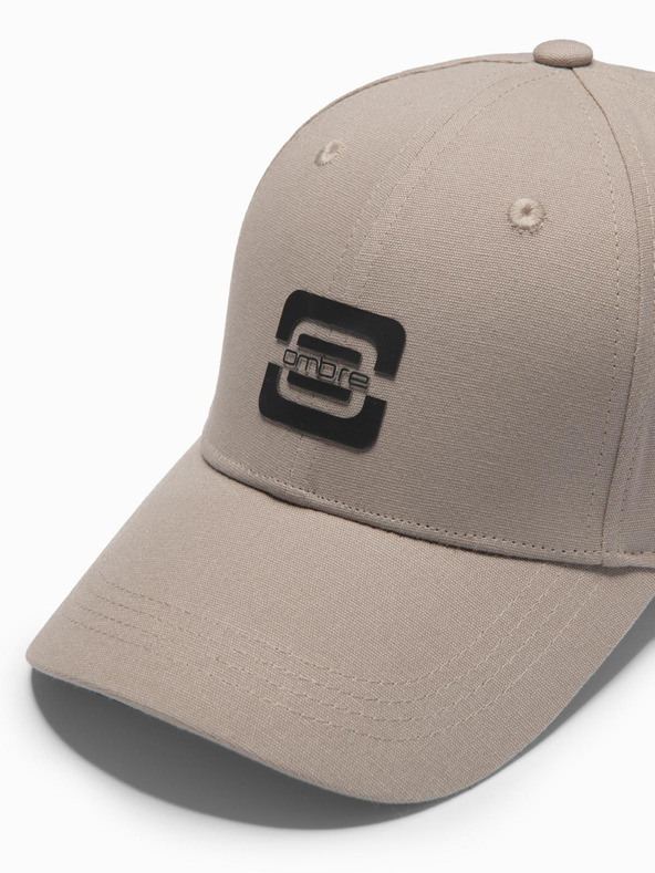 Ombre Clothing Herren-Baseballmütze mit Logo grau Ombre Clothing