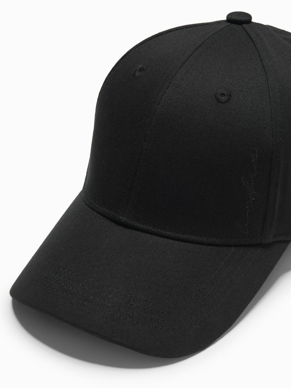 Ombre Clothing Herren-Baseballmütze mit dekorativer Stickerei schwarz Ombre Clothing