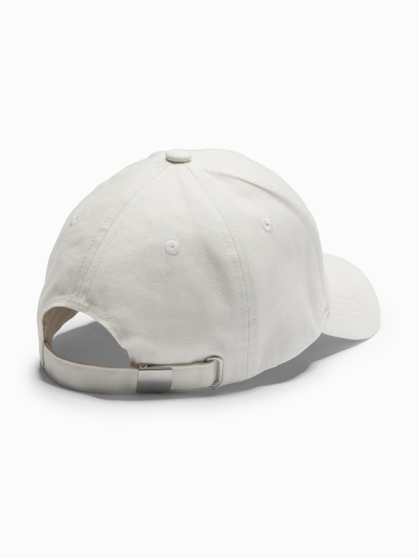 Ombre Clothing Herren-Baseballmütze mit Schirm und Aufnäher creme Ombre Clothing